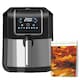 image 1 of HOMCOM Air Fryer 1700W 6.5L with Digital Display Timer, Black and Grey