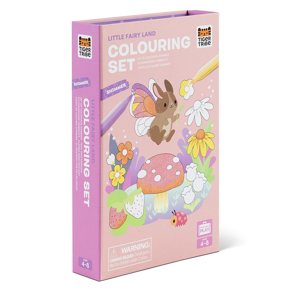 image 1 of Shimmer Colouring Set - Little Fairy Land