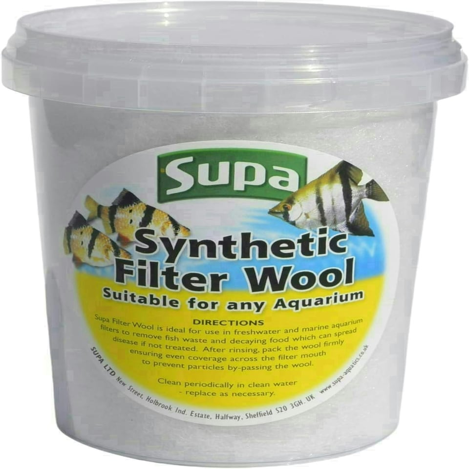 image 1 of Supa Aquarium Filter Wool 500ml, Pack of 6