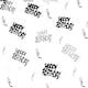 image 2 of 1pk Happy Birthday Confetti Black & Silver, 14g