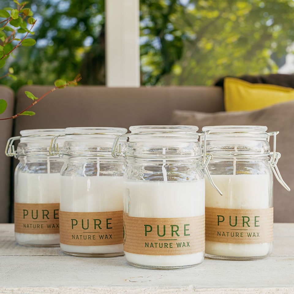 image 1 of Serenityy Pure Olive Wax Jar Candle 120x70 mm - White