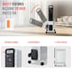 image 6 of PureMate 2500W Oil Filled Radiator, 11-Fin Portable Heater with Digital Thermostat, 24h Timer, ECO Mode & Touch Control