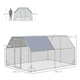 image 7 of PawHut Chicken Run W/ Roof, Walk In Chicken Coop for 10-12 Chickens, Hen House