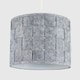 image 1 of ValueLights Pair Of Grey Weave Fabric Pendant Light Shades