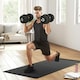 image 2 of HOMCOM 25KG Adjustable Dumbbells Weight Set Hand Weight for Body Fitness
