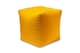 image 6 of Waterproof Cube Indoor Outdoor Bean Bag Foot Stool Pouffe | Yellow