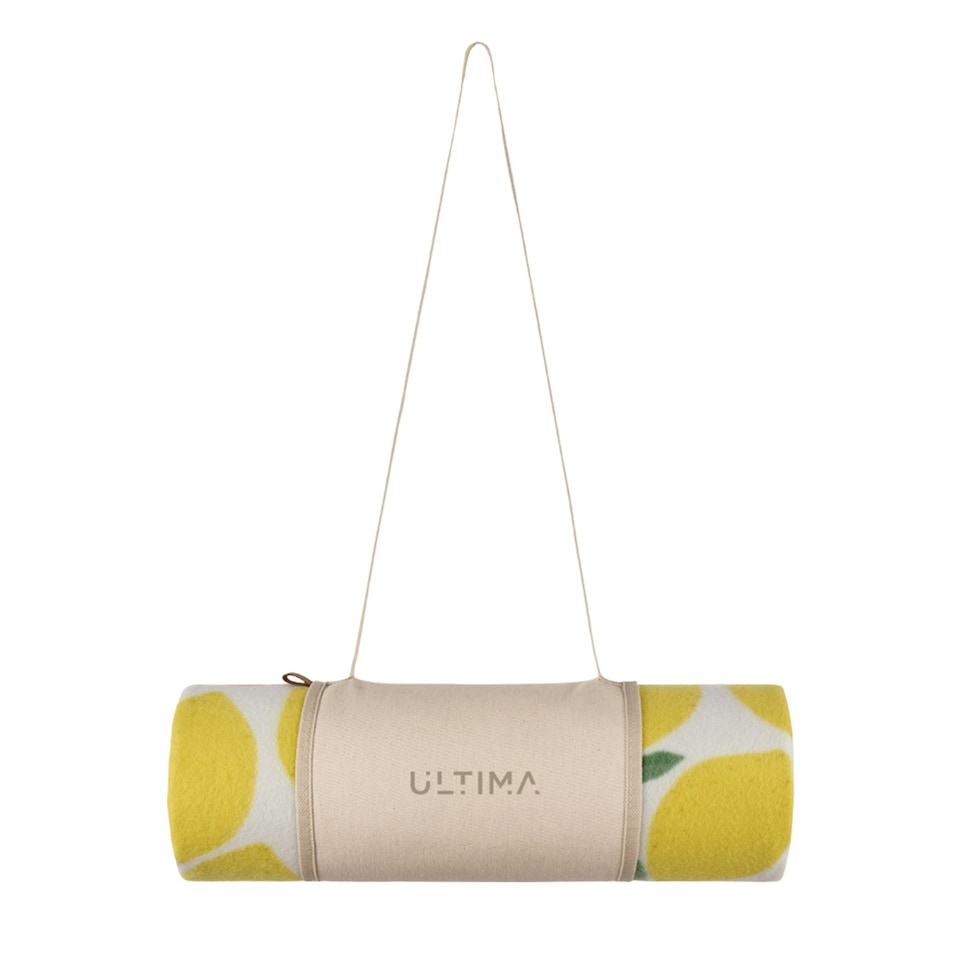 image 1 of Vinga Arwe Lemon Picnic Blanket - Yellow - 0.5cm x 170cm x 130cm | Yellow | 0.5cm x 170cm x 130cm
