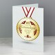 image 5 of Personalised Number 1 Medal Card