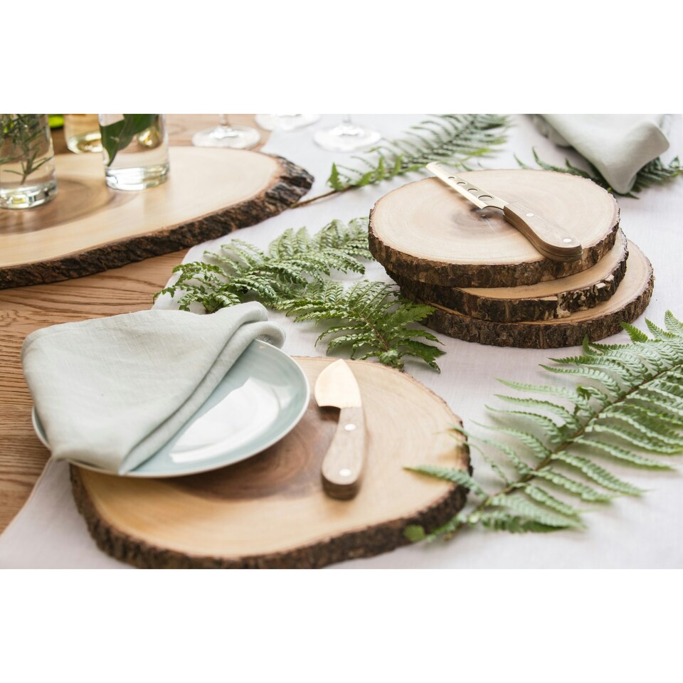 image 1 of Artesà Rustic Medium Wooden Serving Board