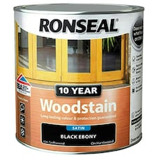 10 Year Woodstain Ebony 750ml - RSL10WSEB750