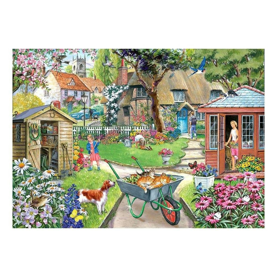 image 1 of The House of Puzzles, Bloomin' Lovely - BIG 500 Piece Jigsaw Puzzle