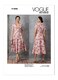 image 1 of Vogue 1898 Paper Sewing Pattern – Women’s Dress, Size B5 (8–10–12–14–16), Advanced