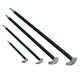 image 2 of 4pc Solid Steel Heel And Toe Pry Bar Crow Bar Wrecking Knuckle Set 6" - 20"