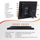 image 8 of 10 Inch Portable Freeview TV & Multimedia Player, USB PVR Recording, EPG, Subtitles - Battery or Mains Powered - August DA100D
