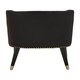 image 4 of Interiors by Premier Black Velvet Chair for Living Room, Chair with Velvet Upholstery, Dining Chair for Lounge, Dinner, Home