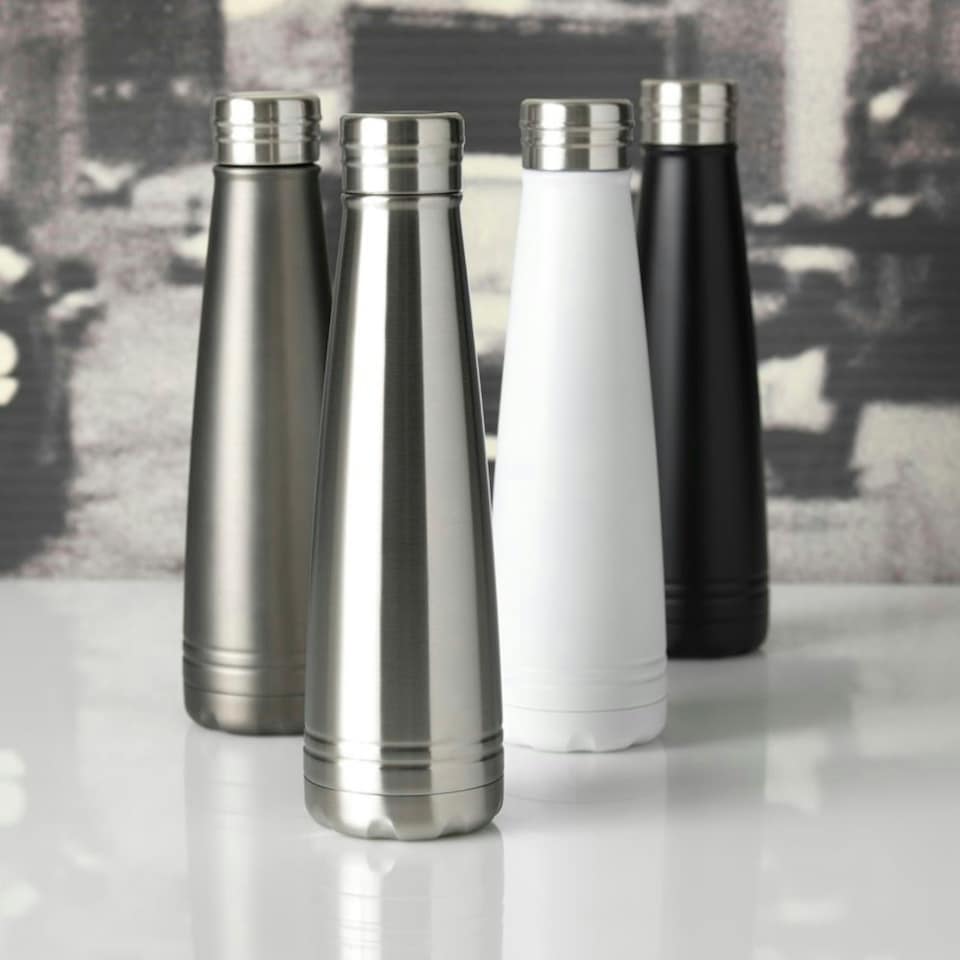 image 1 of Avenue Duke Copper Vacuum Insulated Bottle - White - 25.5 x 7.4 cm