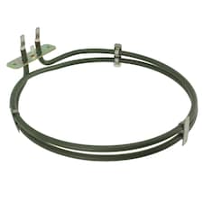 SPARES2GO Heating Element compatible with Flavel Fan Oven Cooker (2 Turn, 2100W)