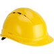 image 4 of Delta Plus Quartz Rotor Ventilated Safety Work Helmet - Yellow - One Size | Yellow | One Size