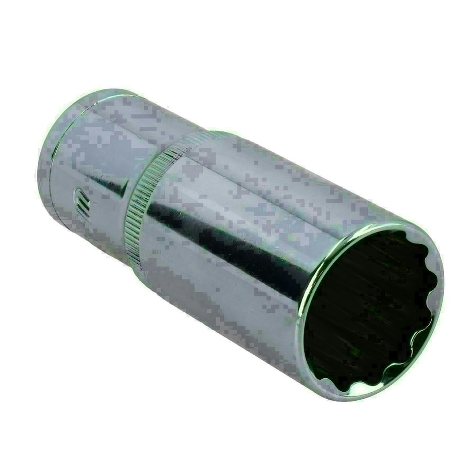 image 1 of 24mm 1/2in Drive Double Deep Long Reach Metric Socket 12 Point Sided Bi-hex