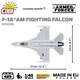 image 7 of F-16 AM Fighting Falcon plane brick model - COBI 5896 - 425 bricks