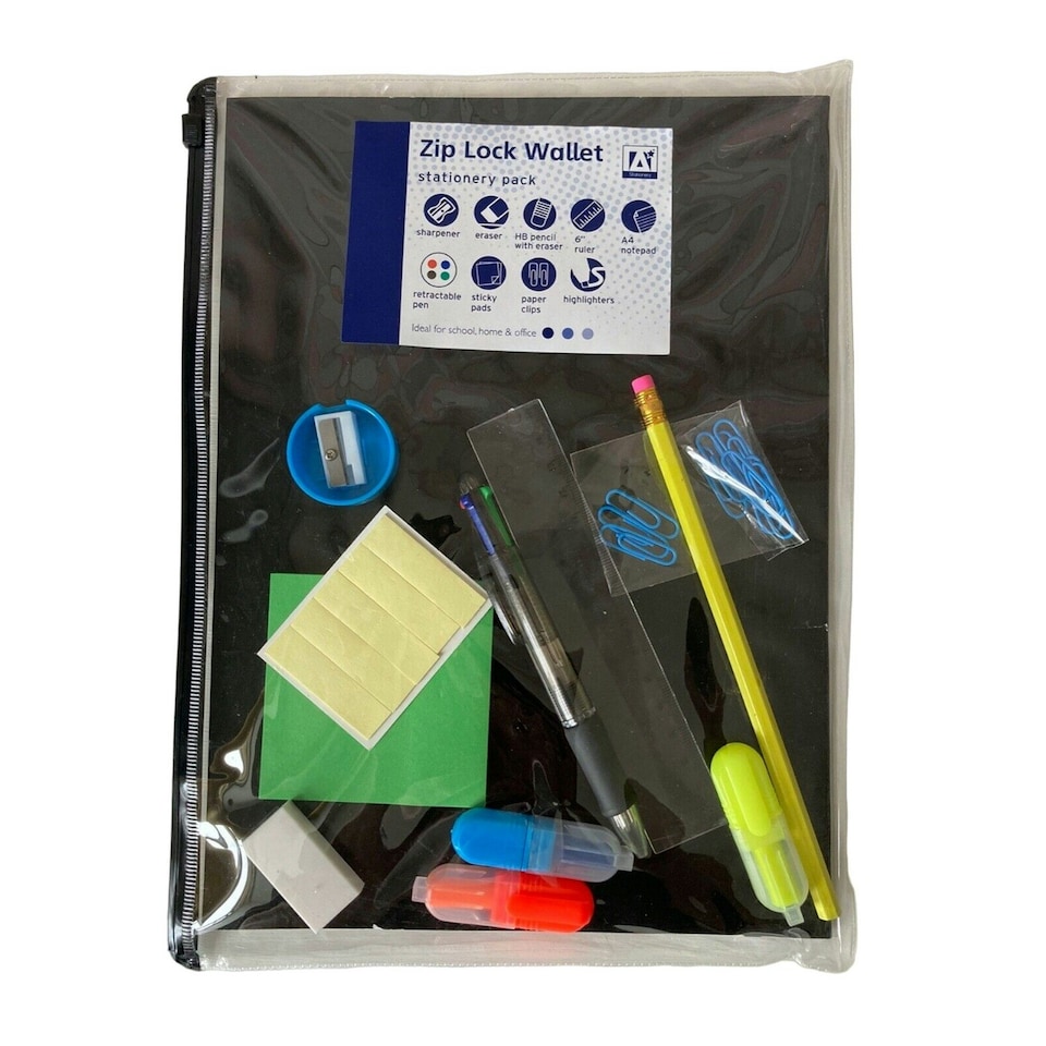 Anker Plain Stationery Set - Multicoloured - One Size