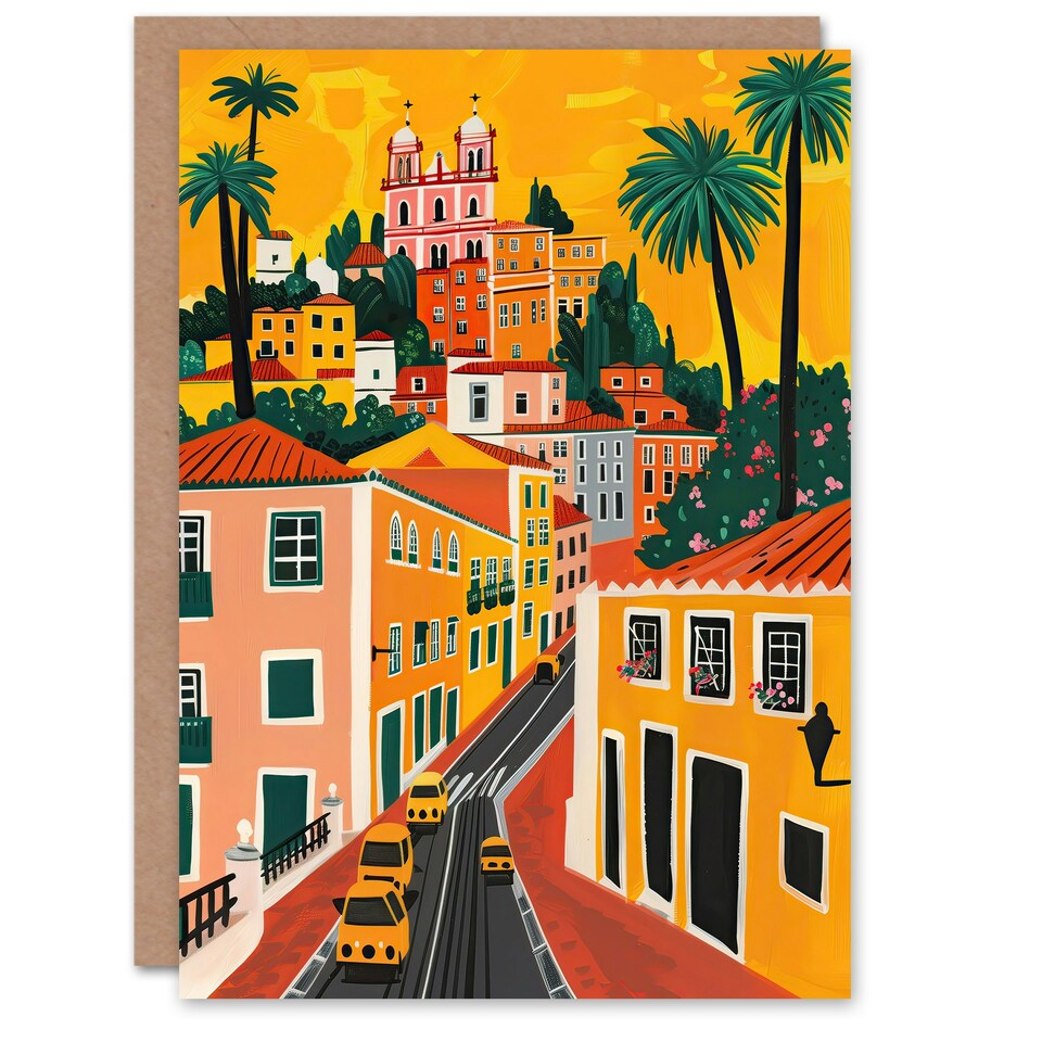 image 1 of Mexico City Santa Prisca Church Cityscape Him Her Card