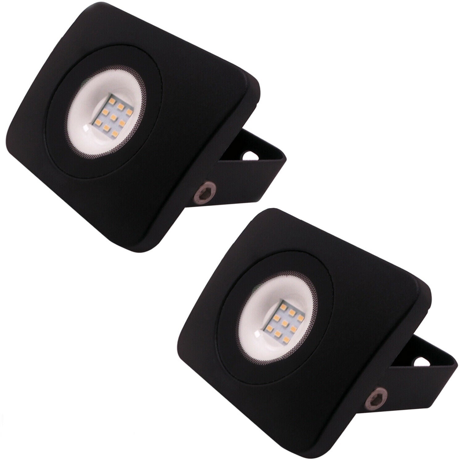 Loops PREMIUM 2x Slim Outdoor 10W LED Floodlight Bright Security IP65 Waterproof Light