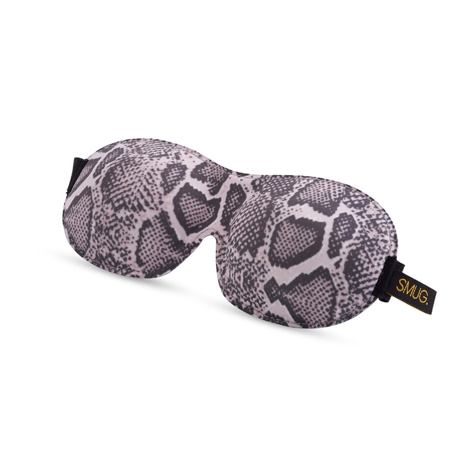 image 1 of SMUG Contoured 3D Blackout Sleep Mask - Snake Print