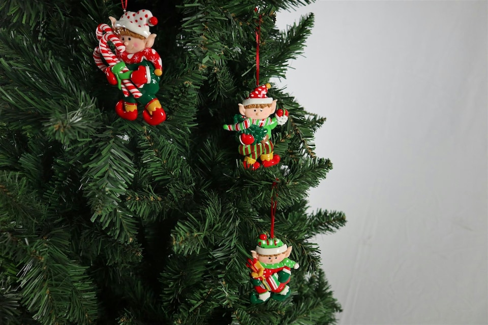 image 1 of Christmas Tree Hanging Decorations Homes Decorated with Cup Cake Candy Santa Snowman Teddy Xmas Tree Wall Home Décor Ornaments 3pc