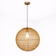 image 5 of CGC ARIBA Brown 35cm Round Rattan Weave Lampshade