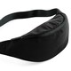 image 2 of Bagbase Studio Adjustable Waistpack Bag (Pack of 2) - Jet Black - One Size Black