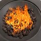 image 6 of MDA Designs TABITI Dark Grey Gas Fire Pit for Garden & Patio - Luxurious Eco-Stone Finish Outdoor Heater Fire Pit
