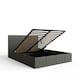 image 4 of End Lift Ottoman Storage Bed Small Double Grey | Grey | Grey