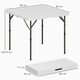image 7 of Outsunny 3ft Folding Camping Table with 2 Adjustable Height 