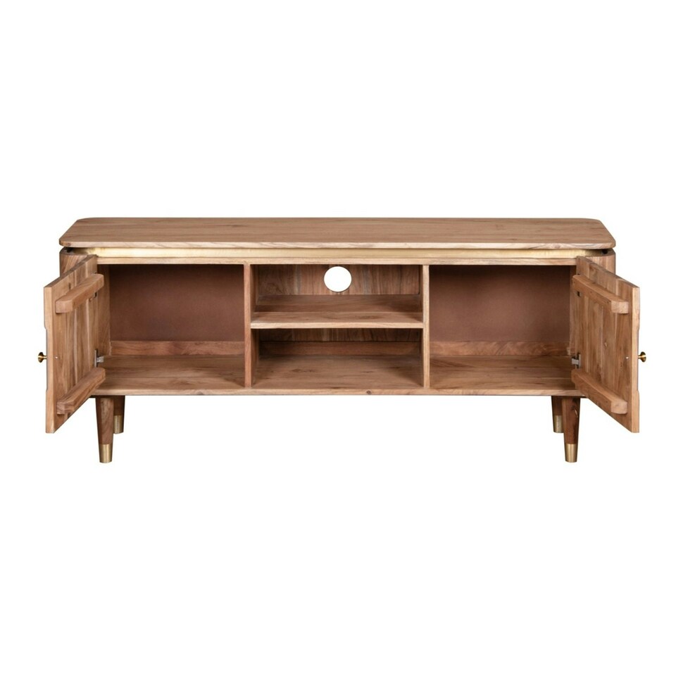 image 1 of Alaina Acacia Wood TV unit