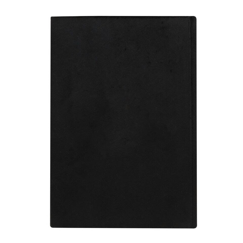 image 1 of Something Different Little Book of Evil Plans Velvet A5 Notebook - Black - One Size