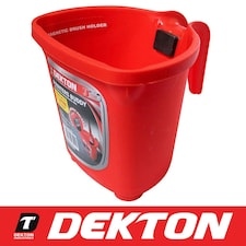 Dekton Painters Buddy Decorate Paint Caddy Bucket Magnetic Brush Holder 1L