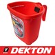 image 1 of Dekton Painters Buddy Decorate Paint Caddy Bucket Magnetic Brush Holder 1L