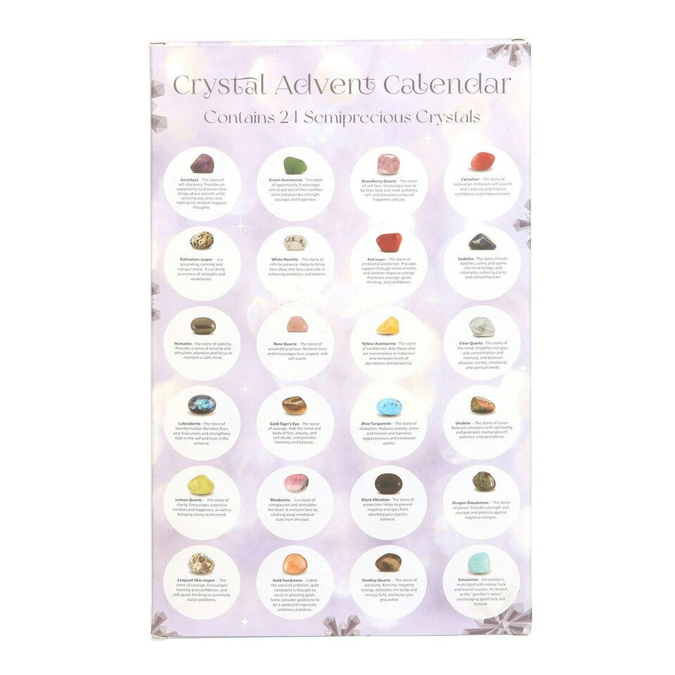 image 1 of Something Different Gemstone Advent Calendar - Multicoloured - One Size