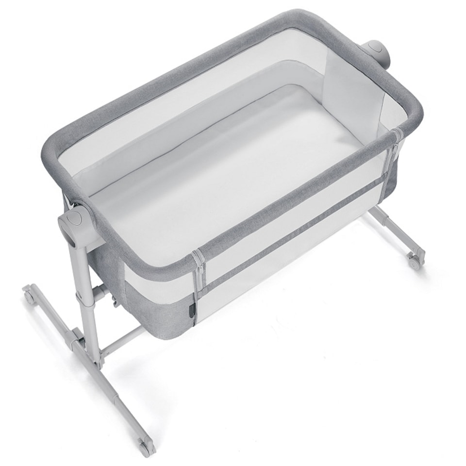 image 1 of Kinderkraft NESTEE UP 2 Bedside Crib | Grey | Light Grey