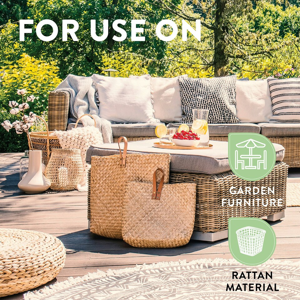 image 1 of Glean Rattan Furniture Foaming Cleaner - 500ml - 2-Pack