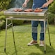 image 2 of Portable BBQ Charcoal Barbecue Grill Folding Stainless Steel Stove Garden Picnic