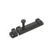 image 2 of Golden Grace Pack of 2 Security Door Slide Bolt Tower in Matt Black Finish, Patio Lock, Garage Backyard Gates - 100mm