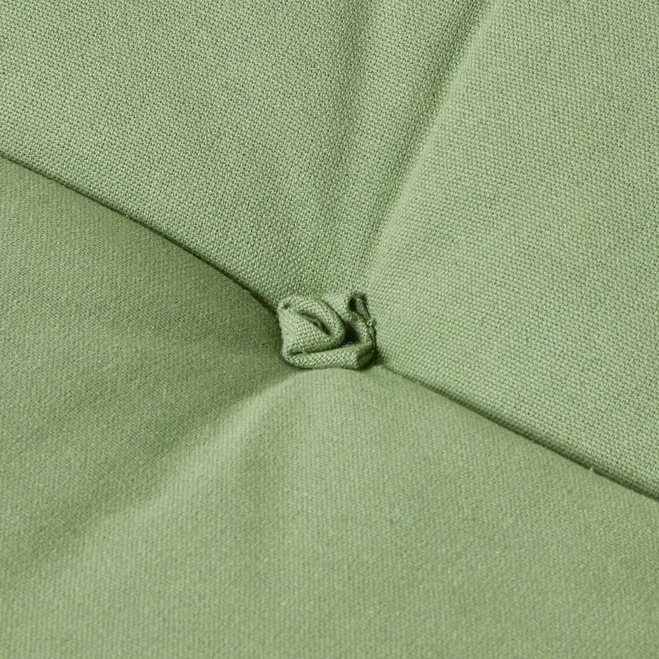 image 1 of Homescapes Forest Green Cotton Back Support Cushion | Green | Forest Green | H 58 x W 68 x D 15 cm