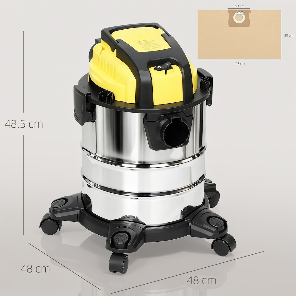 image 1 of Wet and Dry Vacuum Cleaner, Wet & Dry Vacuum Cleaner w/ Blower for Workshop