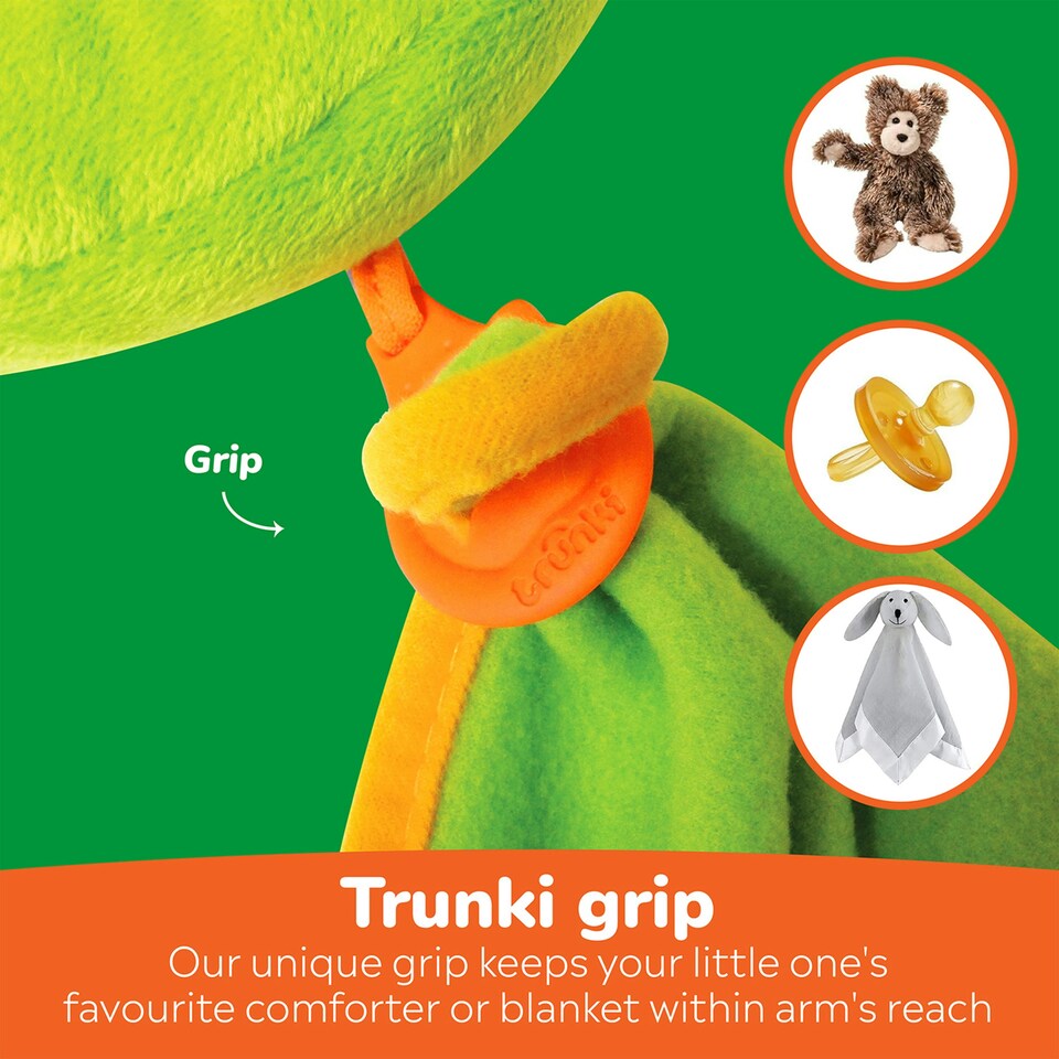 image 1 of Trunki Yondi Travel Neck Pillow - Dudly Dinosaur