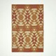 image 1 of Homescapes Outdoor Rug Luxury Waterproof Reversible Recycled, For Garden, Anya Aztec | Orange | Orange and White