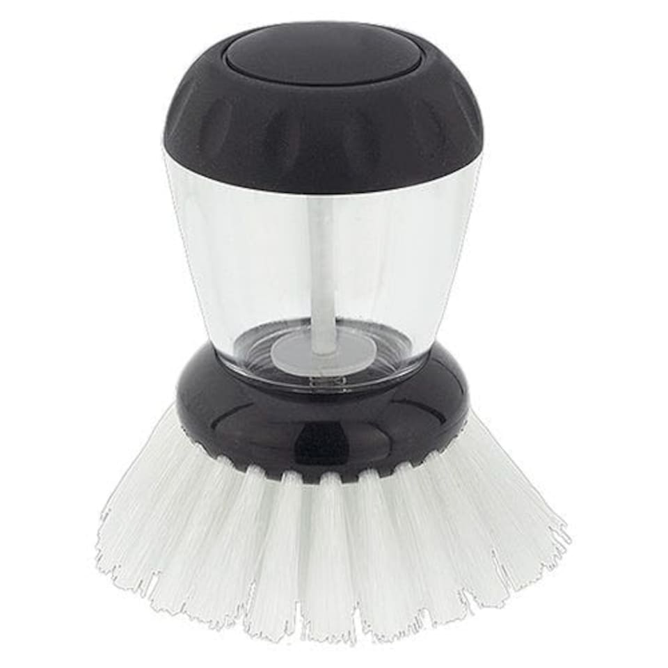 image 1 of Judge Dish Brush with Washing Up Liquid Soap Dispenser
