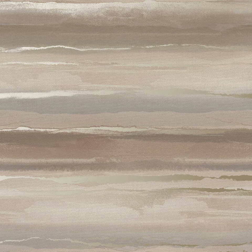 image 1 of The Design Library Horizon Wallpaper - Dusky Rose - 10m x 53cm | Pink