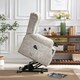 image 7 of Ashfield Electric Fabric Dual Motor Rise Recliner Lift Mobility Chair (Cream)